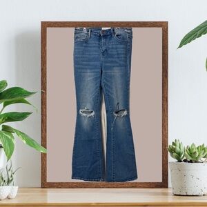 BOGO! Stylish Distressed Vervet Flares